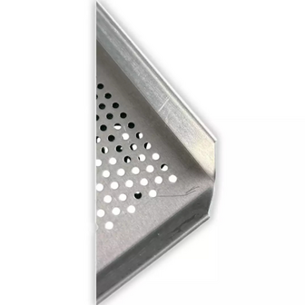 40/60 bakplaat - 4 boorden 45&deg; open hoeken