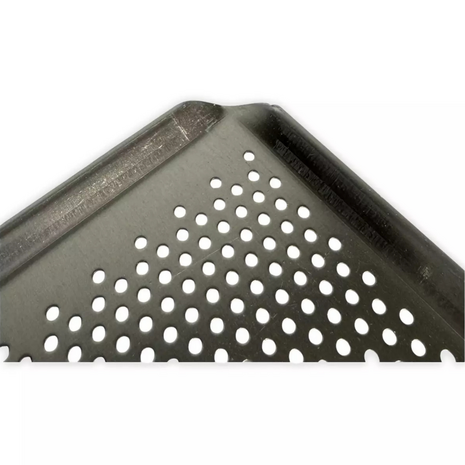 30/40 bakplaat - 4 boorden 45&deg; open hoeken