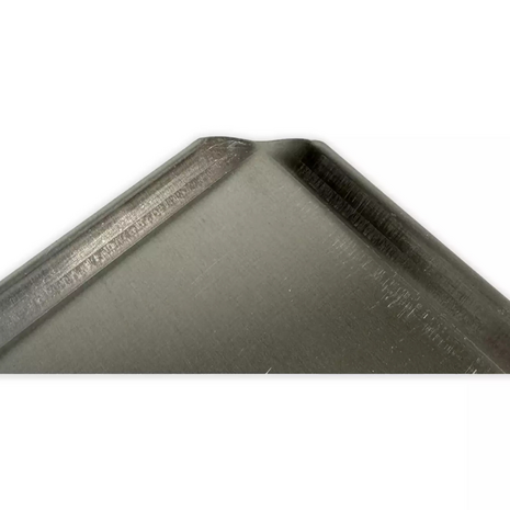 30/40 bakplaat - 4 boorden 45&deg; open hoeken