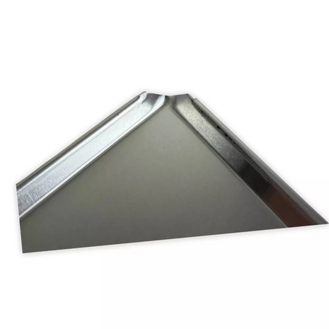 GASTRO 1/1 bakplaat - 4 boorden 45&deg; open hoeken