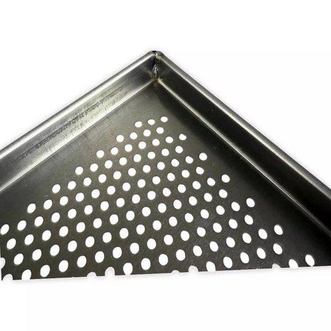 GASTRO 1/1 bakplaat - 4 rechte boorden