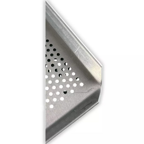 40/60 bakplaat - 4 boorden 45&deg; open hoeken