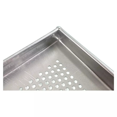 40/60 bakplaat - 3 rechte boorden 23mm - 1 boord 45&deg;