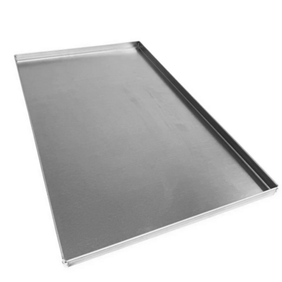 GASTRO 1/1 bakplaat - 4 rechte boorden