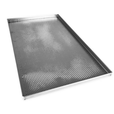 GASTRO 1/1 bakplaat - 4 rechte boorden