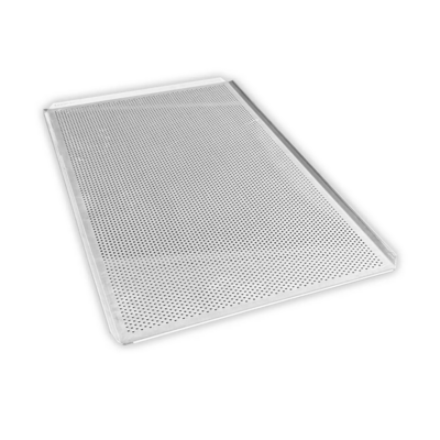 40/60 bakplaat - 4 boorden 45° open hoeken